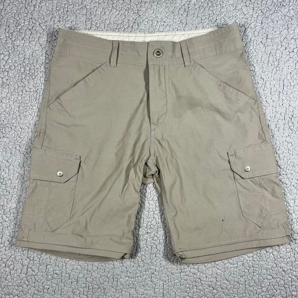 Kuhl Renegade Cargo Shorts (From Convertible Pants) Mens 30 Tan‎ Khaki Stealth